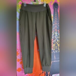 Patagonia Happy Hike Studio Pants. Women's. Olive Green. Size M.